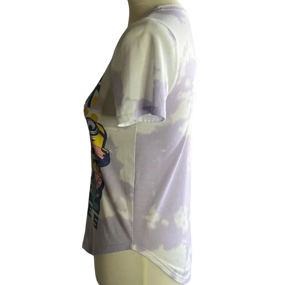 Girl's Minions Endless Summer Vibes Tie-Dye T-shirt